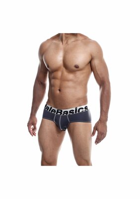 MaleBasics Microfiber Brief - Grey - XL
