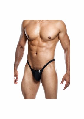 MOB Y Buns Thong - Black - S