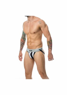 MOB Stripe Classic Jock - White - XL