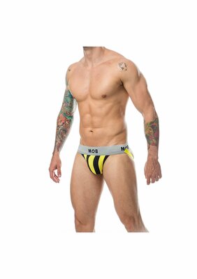 MOB Stripe Classic Jock - Yellow - L