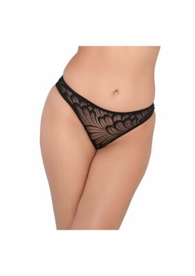 Hiphugger with ruched back - Black - L/XL