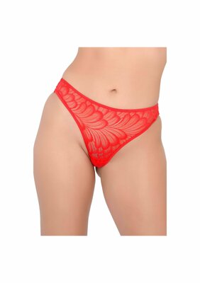 Hiphugger with ruched back - Red - XL/XXL