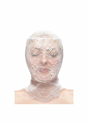 Lace Hood - White