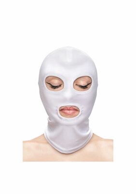 Eyes & Mouth Hood - White