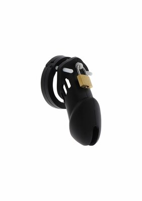 Chastity Cock Cage Slicone L - Black