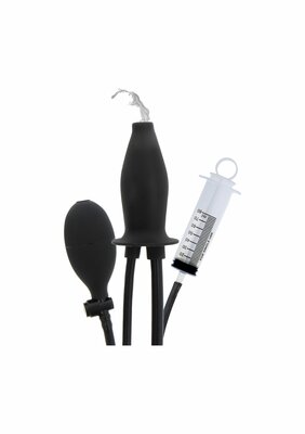 Inflatable Lubricating Plug - Black