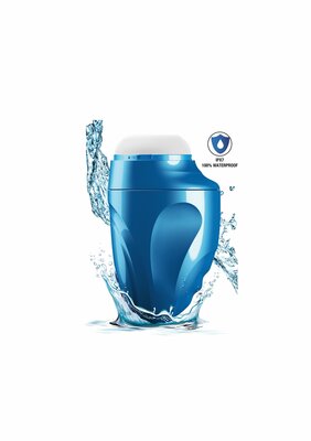 Aqua Bubble Masturbator - Blue