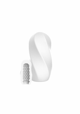 Medium Masturbator Swirl - White