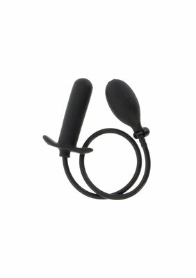Inflatable Smooth Plug Starter - Black