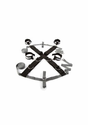 Over the Bed Cross Set - Silver