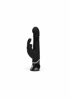 Thrusting Rabbit Vibrator - Black