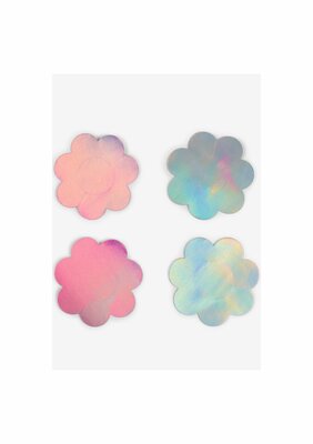 Flower Nipple Pasties 2 Pair - Multicolor