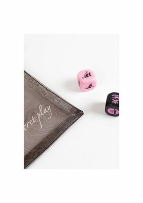 Foreplay Lovers Dice 2 Pcs - Black