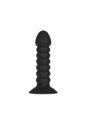Vibrating Anal Plug Medium - Black
