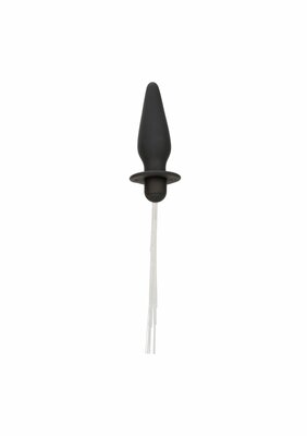 Vibrating Light Up Anal Probe - Black