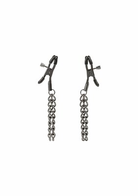 Chain Nipple Clamps - Black