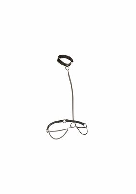 Chain Halter & Collar - Black