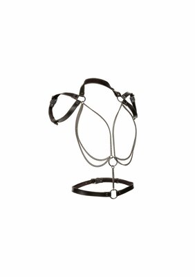 Multi Chain Halter - Black