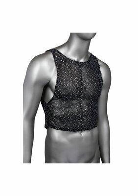 Radiance Muscle Tank Top - Black