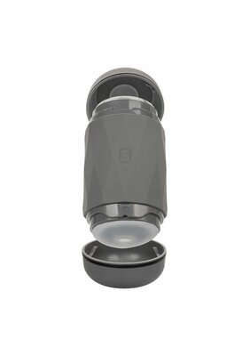 Vibro Squeeze Stroker - Black