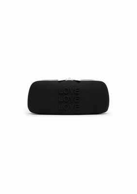 Medium Silicone Zip Storage - Black
