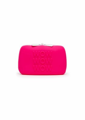 Small Silicone Zip Storage C - Pink