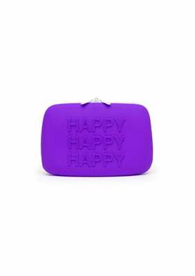 Large Silicone Zip Storage - Purple