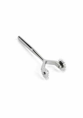 Twin Wartenberg Pinwheel - Silver
