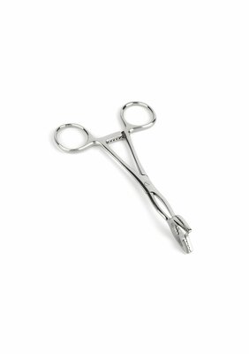 Cube Tongs V Shape - Silver