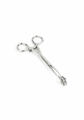 Cube Tongs O Shape - Silver