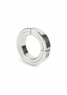 Hinged Magnetic Cockring 50mm - Silver