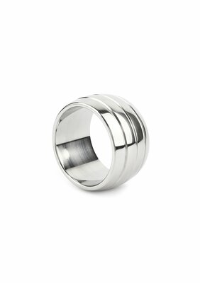 Oval Barrel C-Ring 45mm - Silver