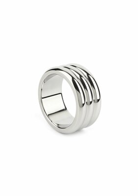 Elegant Deep C-Ring 45mm - Silver