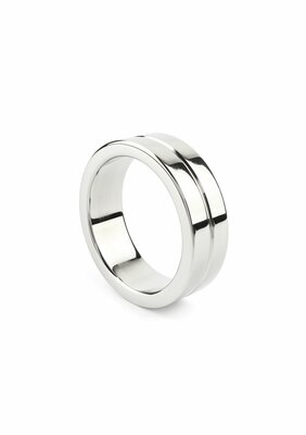 Single Grooved C-Ring 40mm - Silver