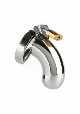 The Brig Male Chastity Device - Silver