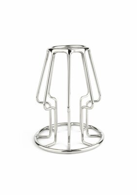 Trapezoid Anal Plug Large - Silver