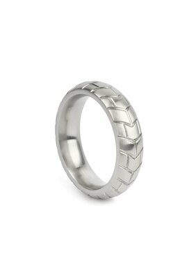 MeGa Tire C-Ring Satin 50mm - Silver