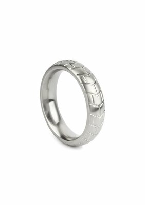 MeGa Tire C-Ring Satin 55mm - Silver