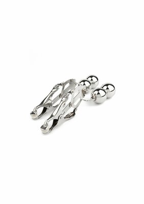 Clover Nipple Clamps Weight - Silver