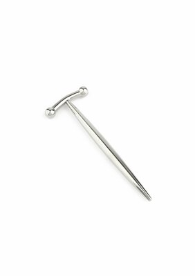 DickVader Round Tip Penis Plug - Silver