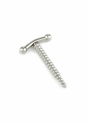 Screw Driver Penis Plug - Silver