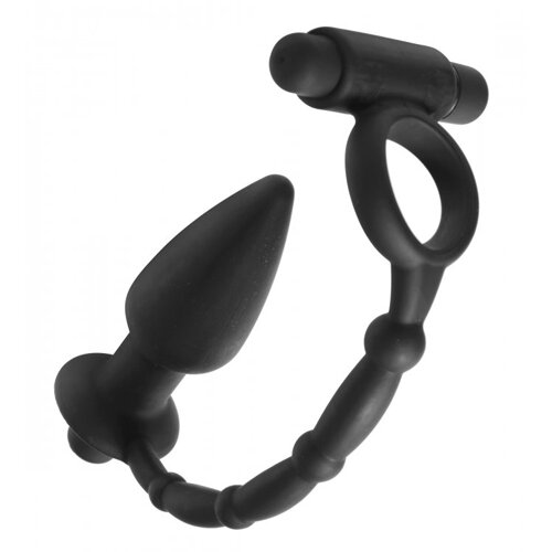 Afbeelding van Viaticus Cockring Met Buttplug