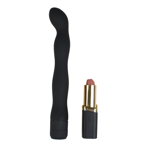 Image of Golvende zwarte anaal vibrator