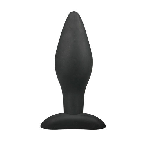Image of Medium Zwarte Siliconen Buttplug