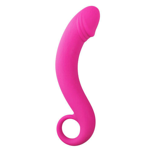 Image of Siliconen prostaat dildo - roze