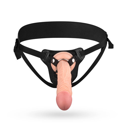 Image of Realistische Dildo met harnas