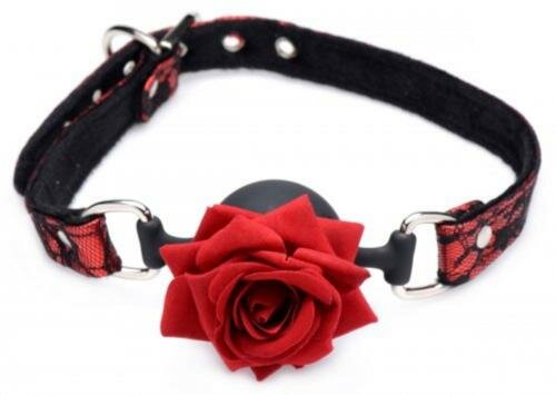 Image of Opvallende Ball Gag Met Roos