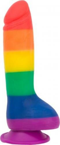 Image of Addiction - Justin Rainbow Siliconen Dildo - 19 cm
