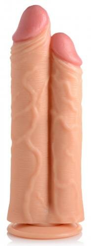 Image of Double Stuffer Dubbele Dildo 25 cm - Beige