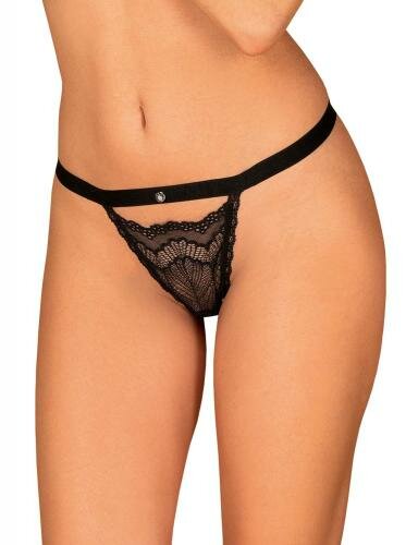 Image of Isabellia Sexy Kanten String - Zwart